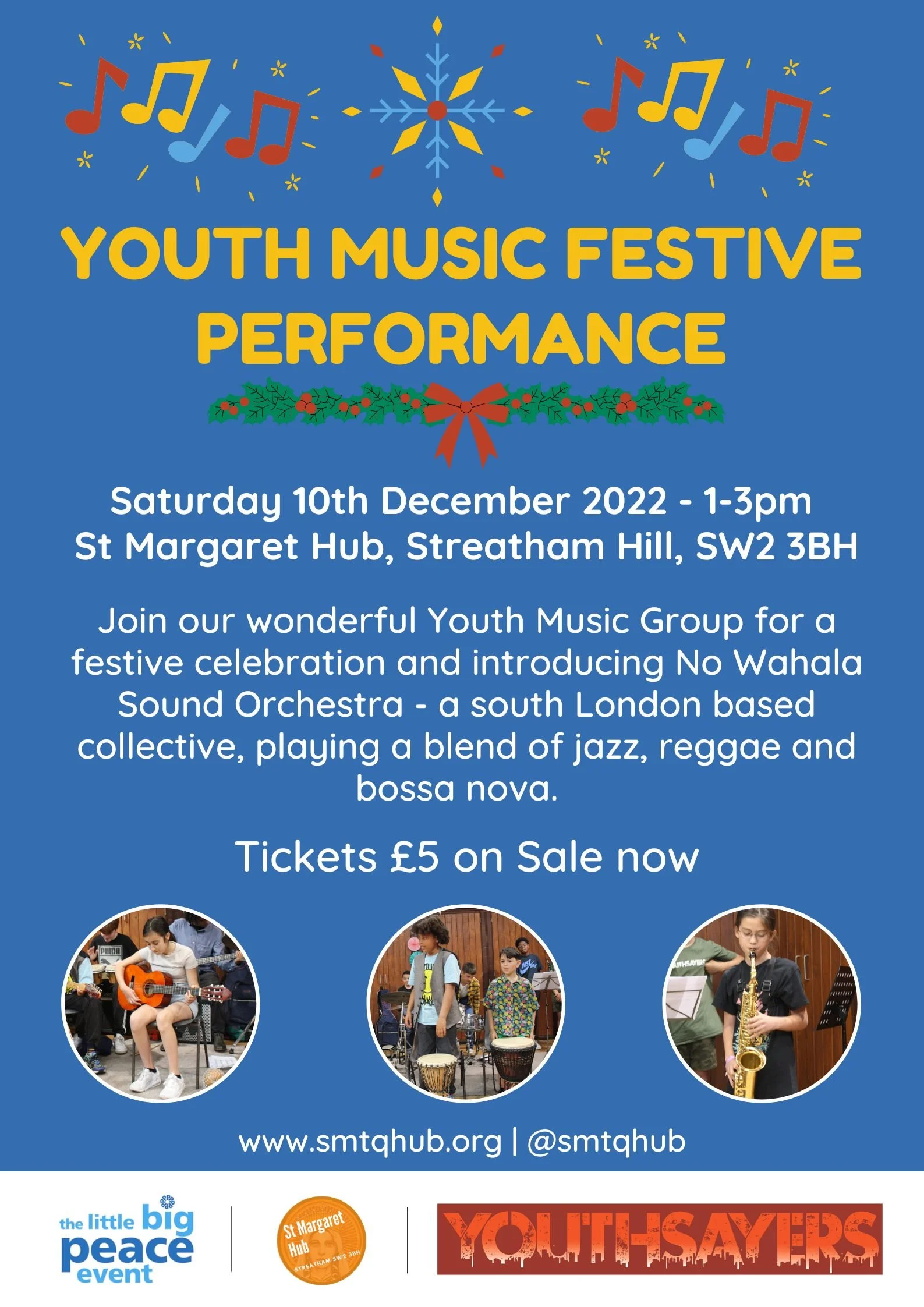 Festive event best sale with music